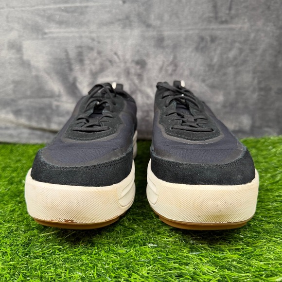 Sorel Ona 503 Black Suede Lace Up Low Top Casual Sneakers Shoes Womens 10.5 - Picture 2 of 13